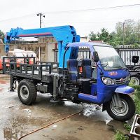 供應(yīng)多功能自制平板三輪隨車(chē)吊廠家 3噸三輪移樹(shù)吊自備吊價(jià)格